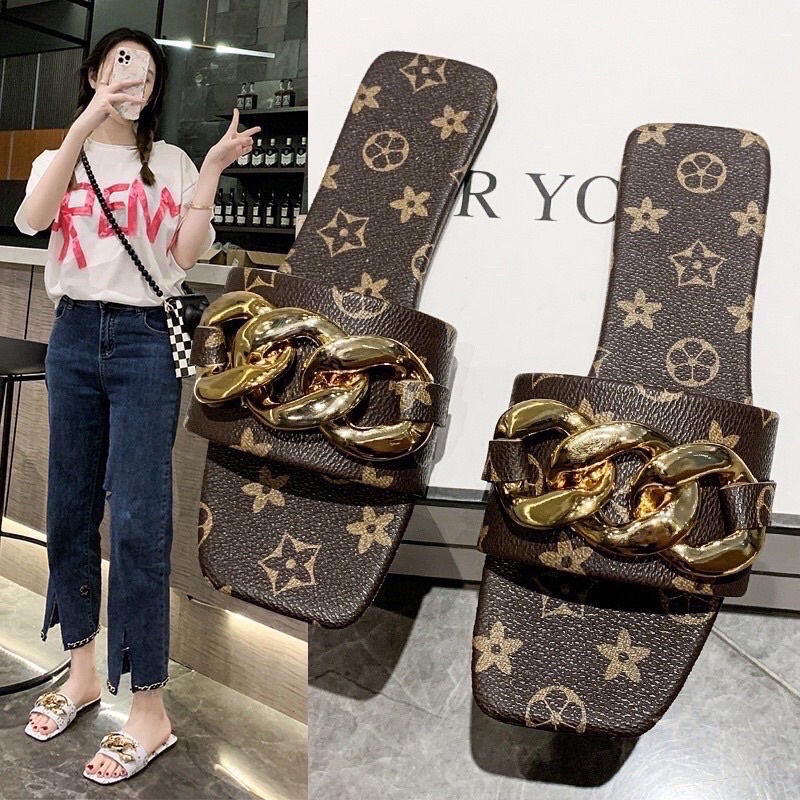 Dép da L.v có big size 40-45