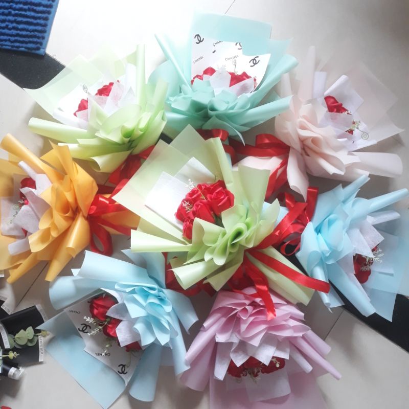 Hoa sáp bó 6 bông