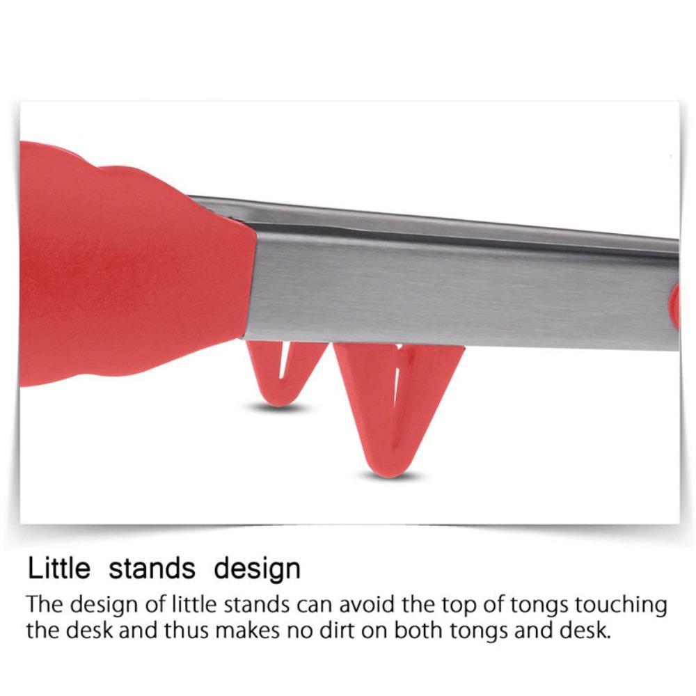 SUENIN Kẹp Gắp Thức Ăn Bằng Thép Không Gỉ Và Silicone Chịu Nhiệt