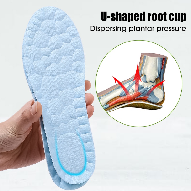 Đế Lót Giày Mềm Mại Mát Xa Chân Cắt Được Cho Nam Và Nữ