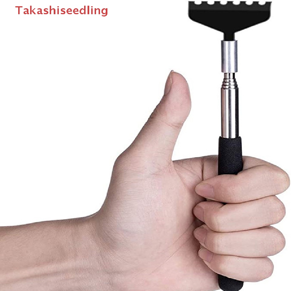 (Takashiseedling) Dụng Cụ Gãi Lưng Có Thể Thu Gọn Bằng Thép