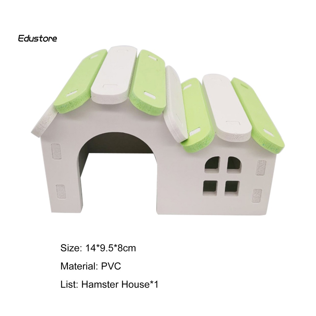 Nhà Nhỏ Nhiều Màu Sắc Cho Chuột Hamster Nhím Nhím Villa Phòng Khách Hut Bur-free