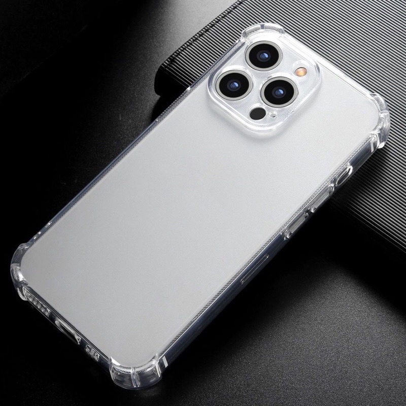 Ốp Lưng iPhone 13 Pro Max Dẻo Trong Suốt Chống Sốc Có Gù Bảo Vệ 4 Gốc