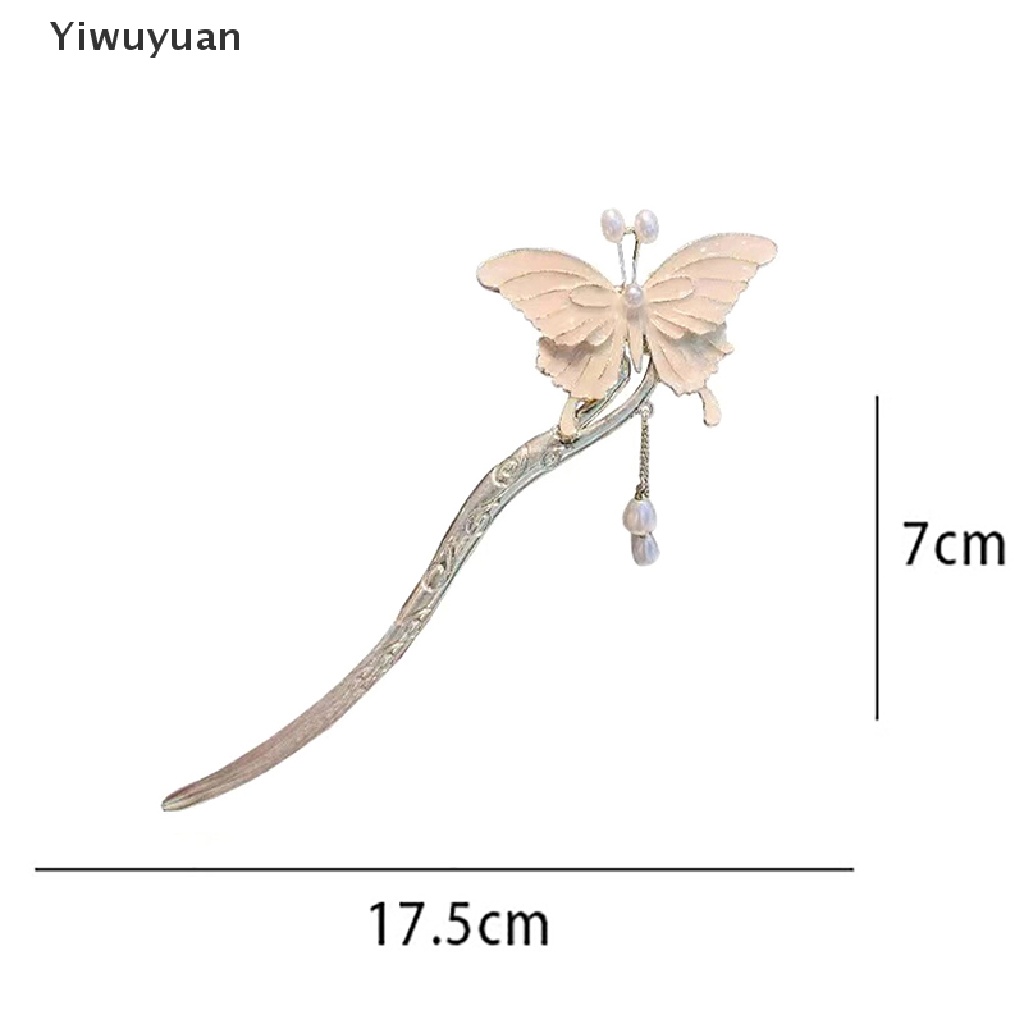 &lt; Yiwuyuan &gt; Kẹp Tóc Tua Rua Hình Bướm Cá Tính Chất Lượng Cao Thanh Lịch Bước Vào Mùa Thu Và Mùa Đông Đang Giảm Giá