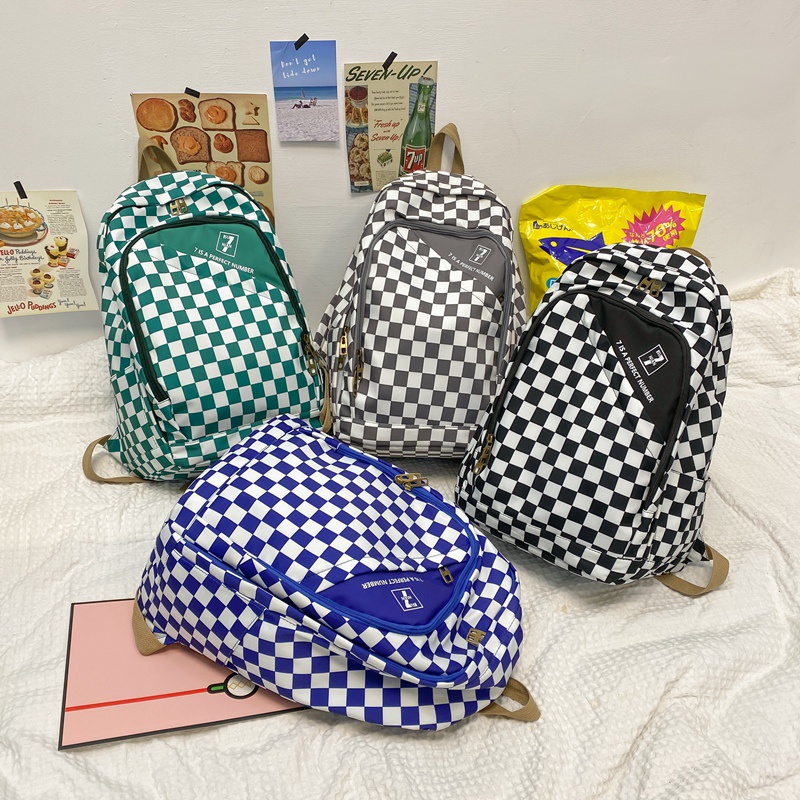 Ba lô đi học PRETTYZYS sức chứa lớn phong cách Hàn Quốc 2023 dành cho học sinh nam và nữ