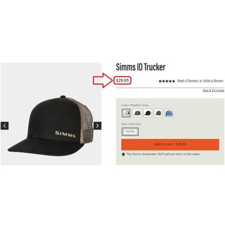 Mũ Fishing Simms ID Trucker