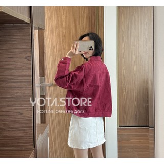 Áo khoác jeans dáng lửng - KB21