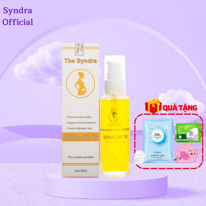 Dầu rạn da Sona Oil 18 - ngăn ngừa và làm giảm rạn da khi mang thai