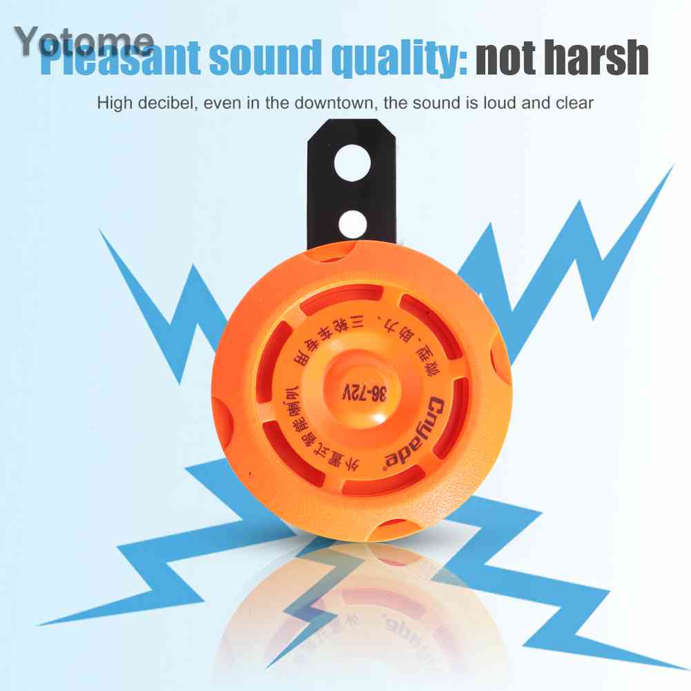 Còi Điện Tử Chống Thấm Nước 36v / 48v / 60v Chuyên Dụng Cho Xe Mô Tô