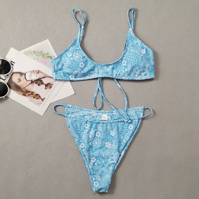 Set bikini 3 mảnh kèm áo + chân váy