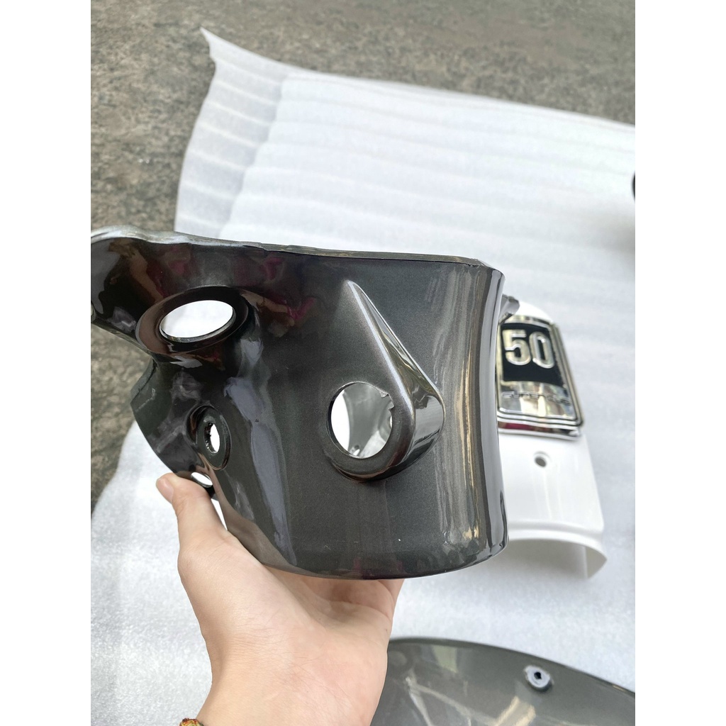 DÀN ÁO XE CUB 81 CÓ TEM  MÀU XÁM