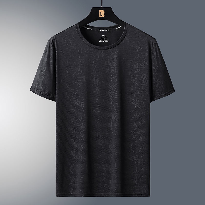 Áo Thun Thể Thao Tay Ngắn Dáng Suông Chất Liệu Mau Khô Năng Động Thời Trang Hè Cho Nam