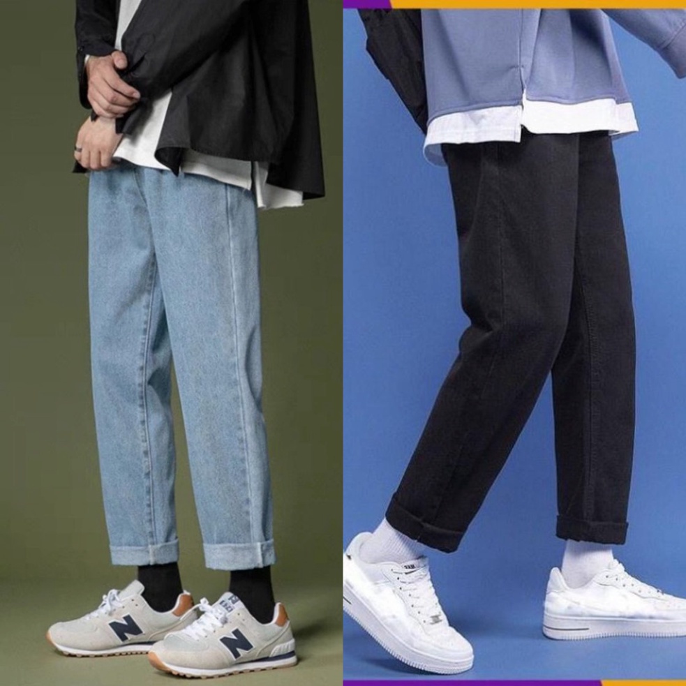 Quần jean nam Baggy form suông ,Quần bò dáng đứng vải jean cao cấp hottrend hàn quốc 2023