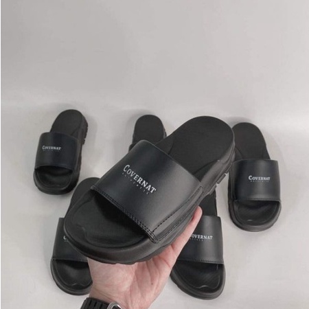 Dép Covernat Nữ Nam Kiểu Dáng Quai Ngang Logo Thêu Chữ C Phong Cách Thời Trang CĐ1