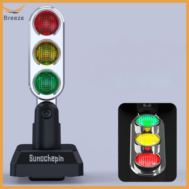 Đèn Cảnh Báo Giao Thông Mini Gắn Mũ Bảo Hiểm Tiện Dụng