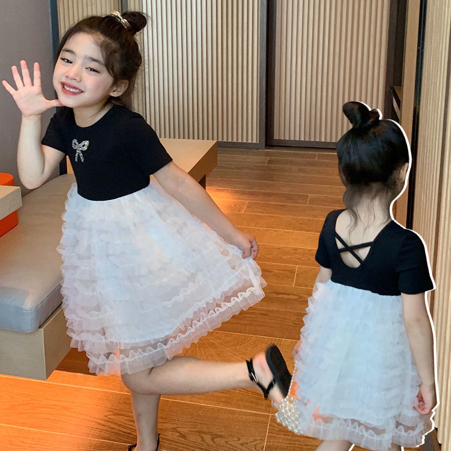 Đầm Xếp Tầng Kiểu Công Chúa Đáng Yêu Dành Cho Bé Gái 1-7 Tuổi