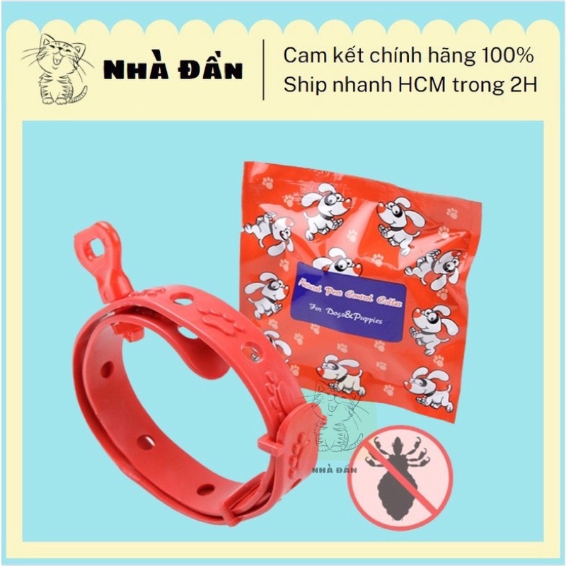 Vòng cổ ve rận cho chó mèo
