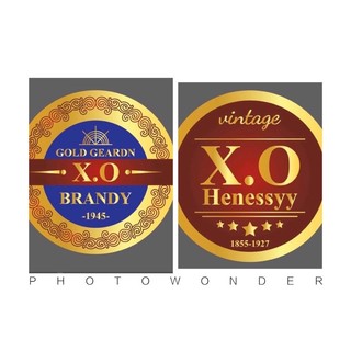 Combo bộ tem dán x.o đường kính 6.8cm