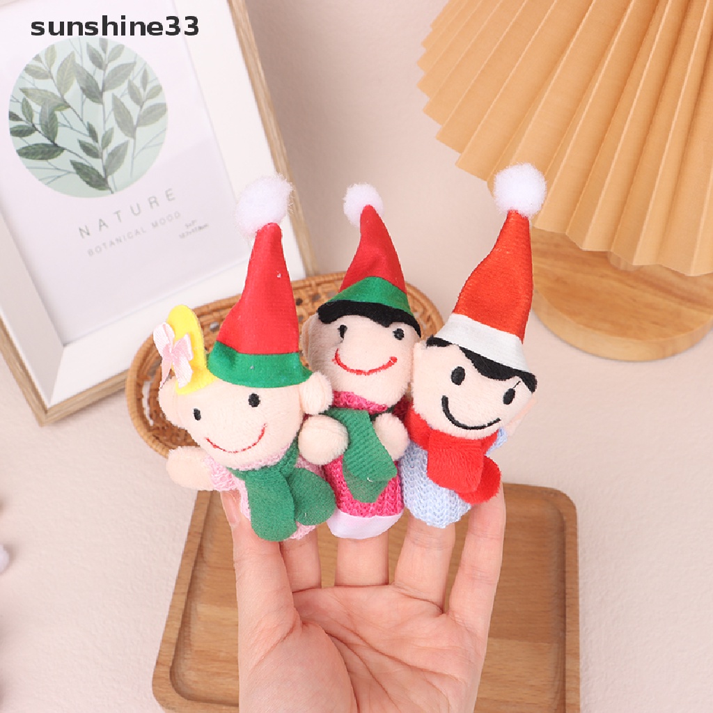 Bộ 6 Con Rối Đeo Ngón Tay Hình Thành Viên Gia Đình Bằng Vải Dùng Để Kể Chuyện