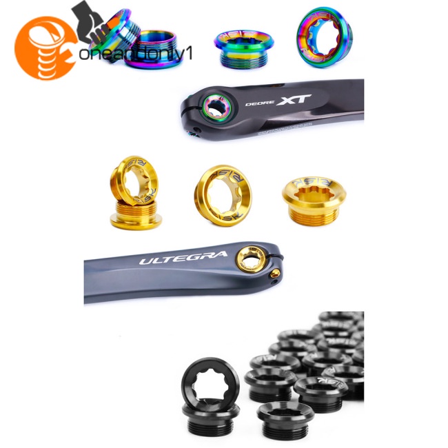 Ốc Vít Hợp Kim Titan M20x8 Gắn Trục Khuỷu Tay Quay Xe Đạp Leo Núi