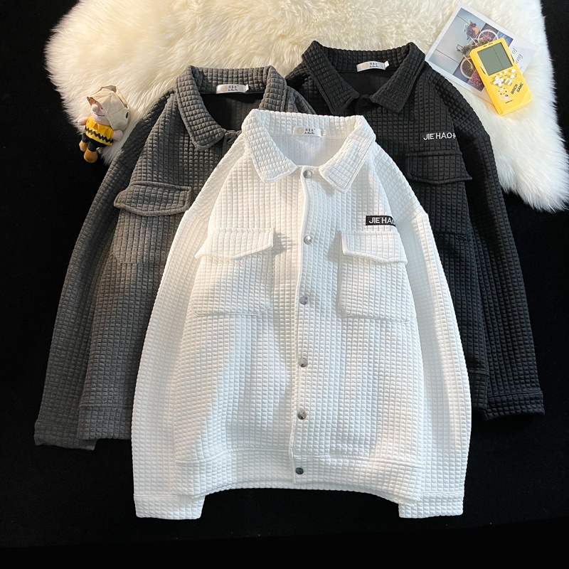 Áo Khoác Nam Dáng Rộng Thời Trang Phong Cách