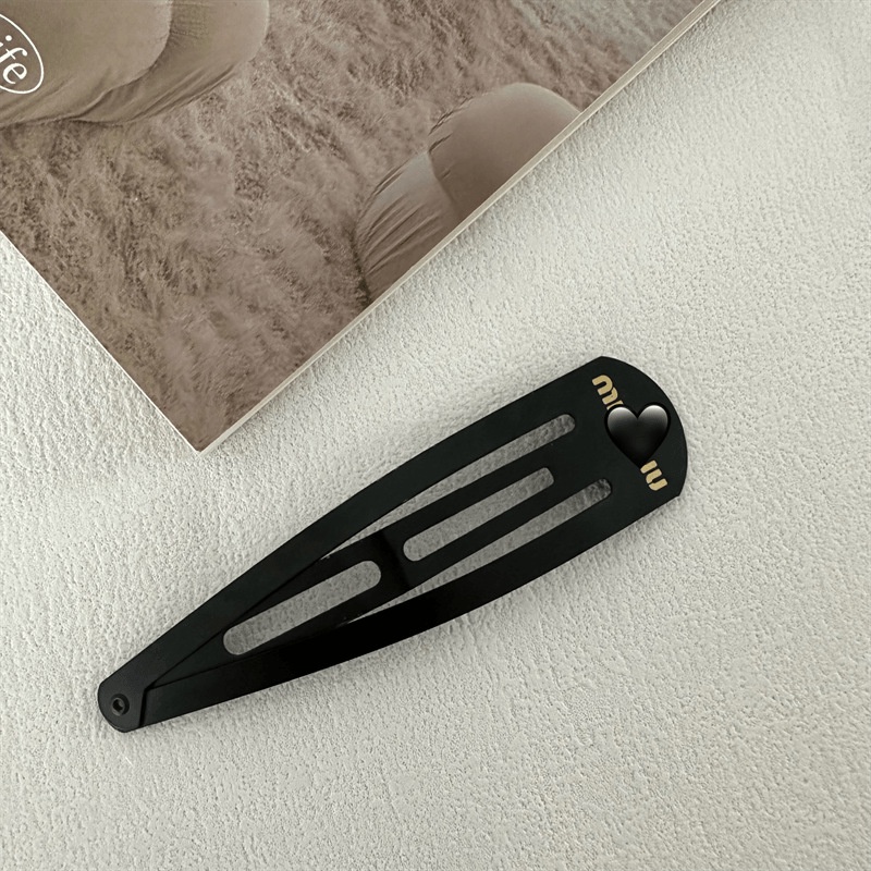 Kẹp Tóc Màu Đen Thiết Kế Đơn Giản Thời Trang Dành Cho Nữ