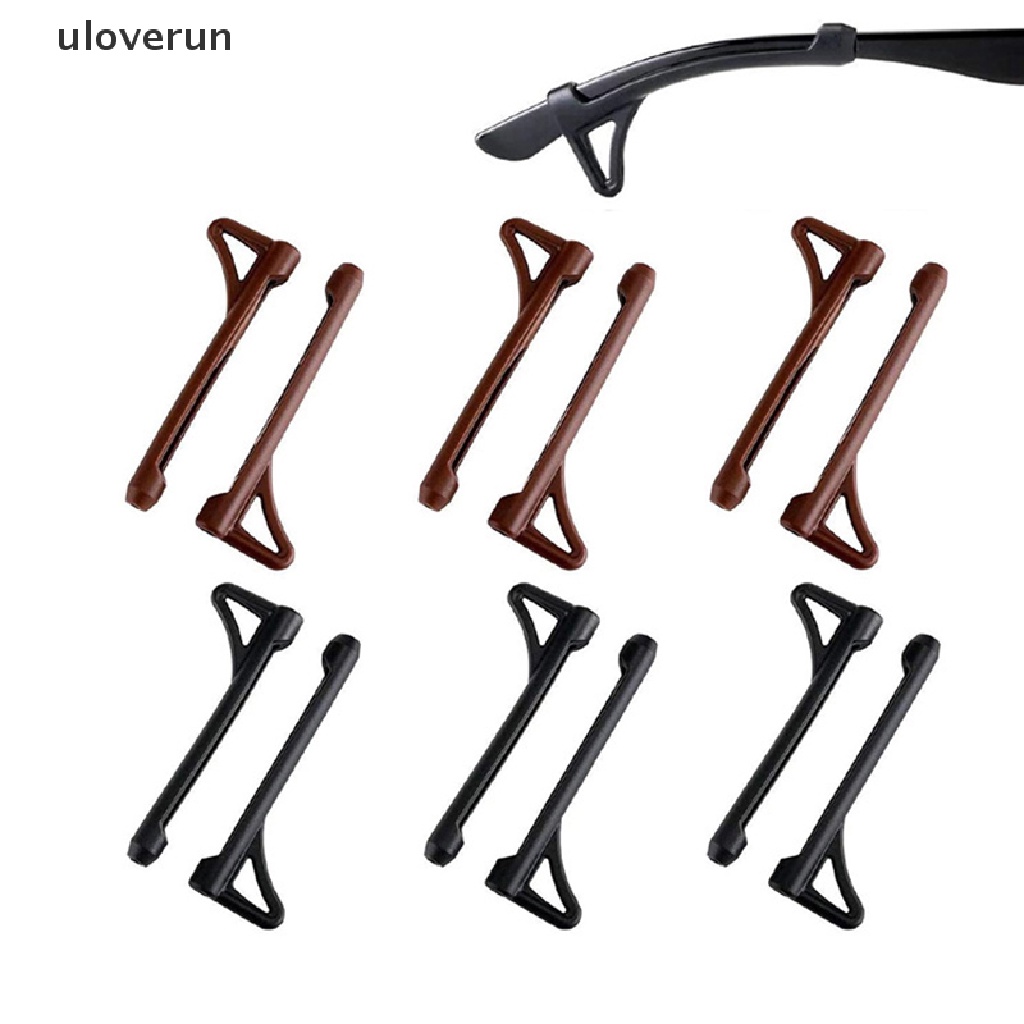 Set 5 Cặp Móc Tai Bằng Silicon Chống Trượt Cho Mắt Kính