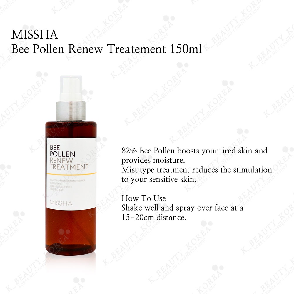 Bee Pollen Tinh Chất Chăm Sóc Da Mặt MISSHA Chiết Xuất Phấn Hoa Và Ong