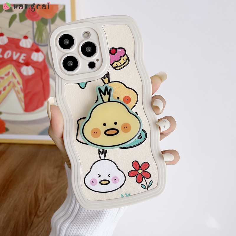 Ốp Điện Thoại Da Mềm Có Giá Đỡ Cho Vivo V25 V23 V20 X90 X80 Pro Plus V21 V21s V17 Neo V11i X70 X60 X50 X27 X21 4G 5G