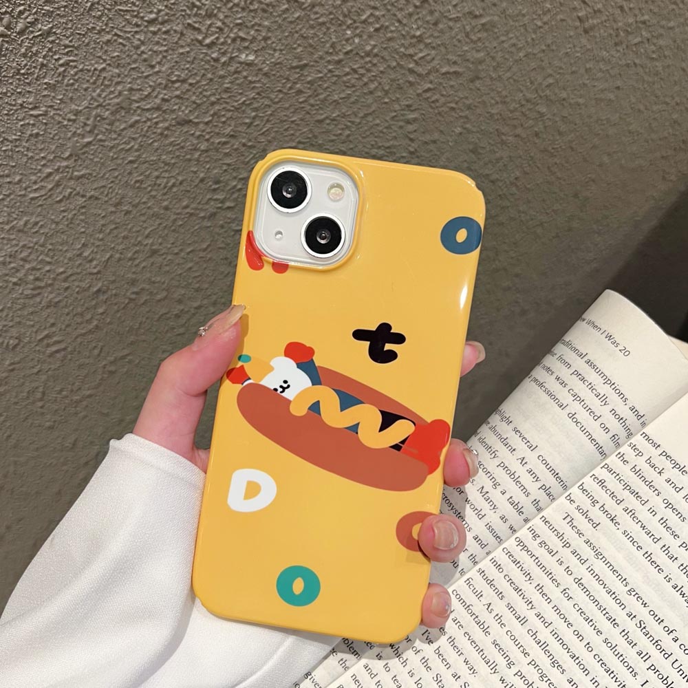 Ốp Điện Thoại Cứng Hình Chú Chó Cho iPhone X Xs XR XsMax 11 11ProMax 12 12Pro 12ProMax 13 13Pro 13ProMax 14 14Pro 14plus 14ProMax