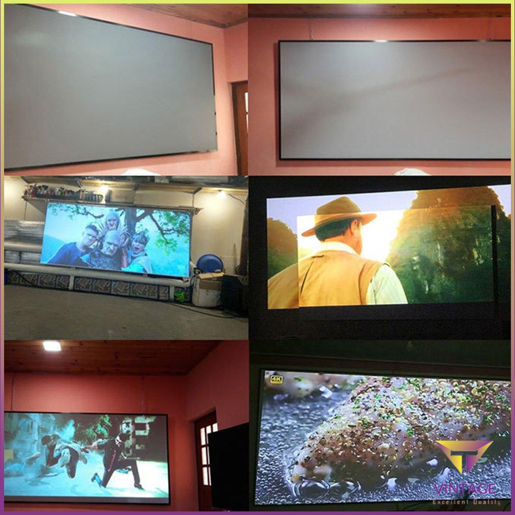 Màn hình chiếu 110 inch gấp chống ánh sáng bằng kim loại