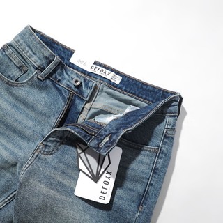 QUẦN SHORT JEANS XANH DF230202