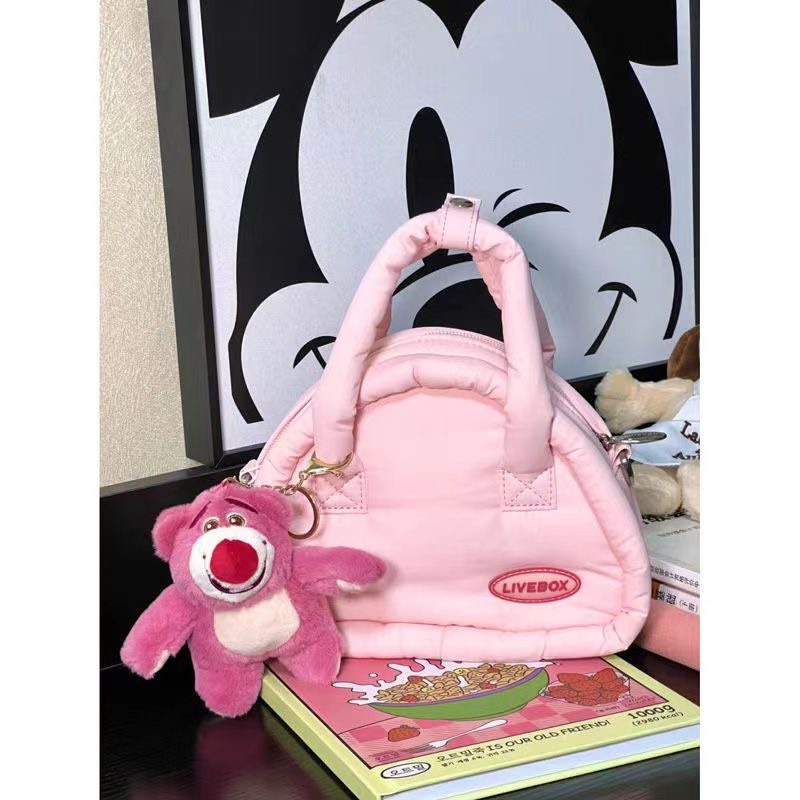 Túi Xách Đeo Vai Hình Đám Mây Dễ Thương, Ngăn To Đựng Nhiều Đồ