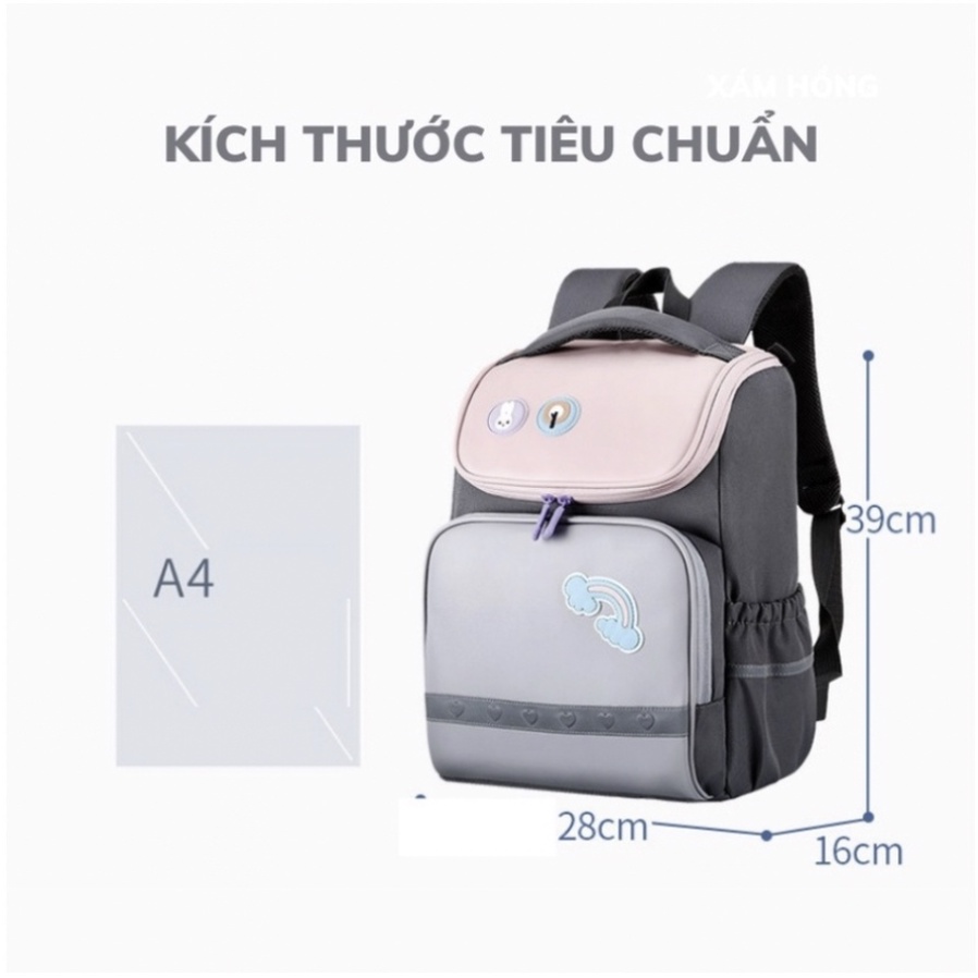 Balo chống gù cho trẻ em Sakawin, Balo học sinh cao cấp, Chống nước Chịu lực khoẻ