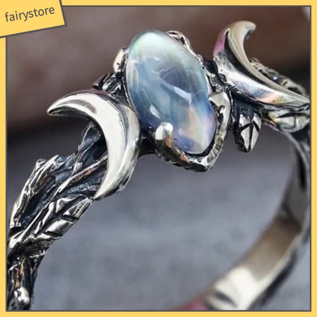 Nhẫn Đính Đá Phong Cách Bohemia Cổ Điển [Fairy1] Cho Nữ