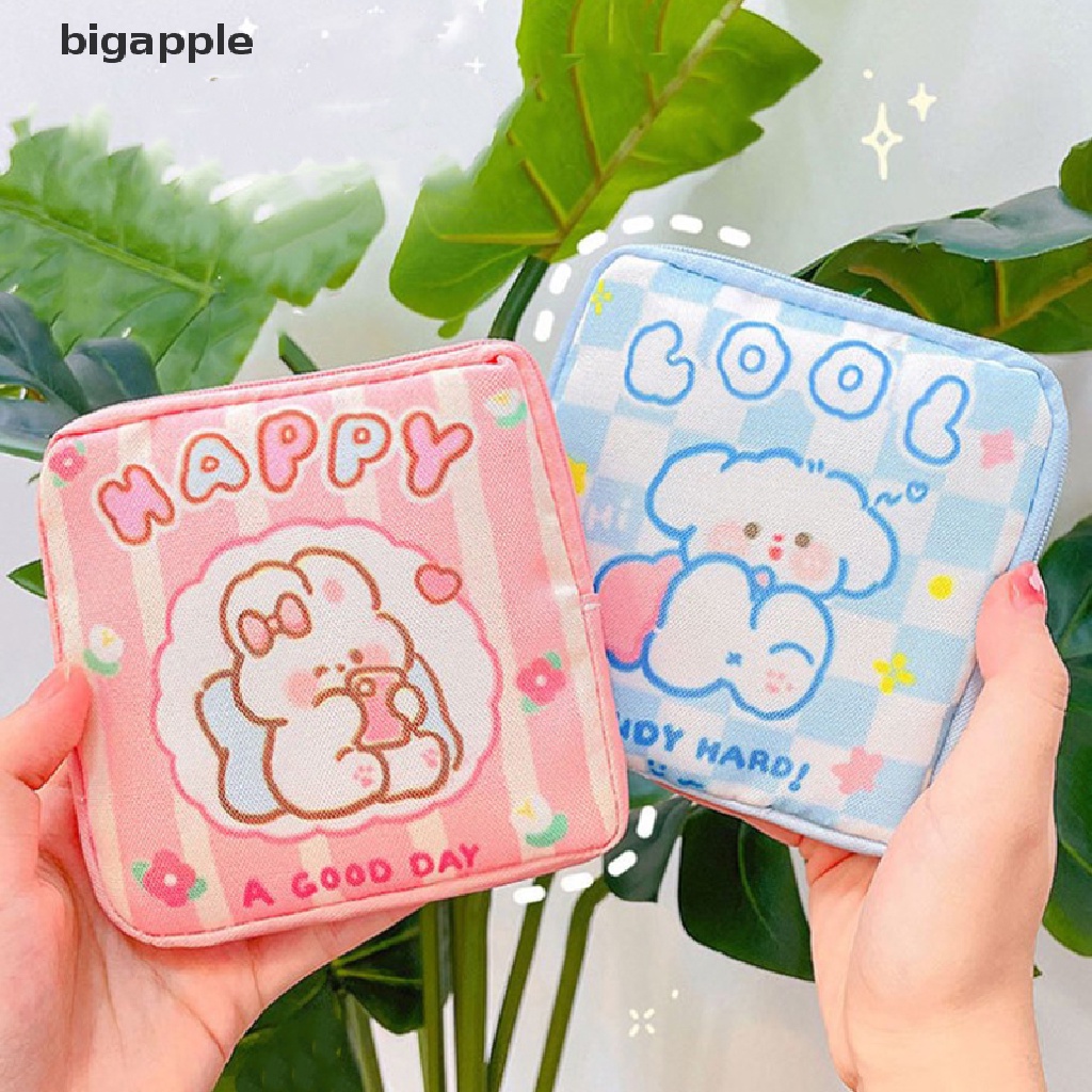 Bigapple Túi Đựng Khăn Giấy Vệ Sinh Mỹ Phẩm Son Môi Trang Điểm Dễ Thương Nhỏ Gọn RDG Cho Nữ