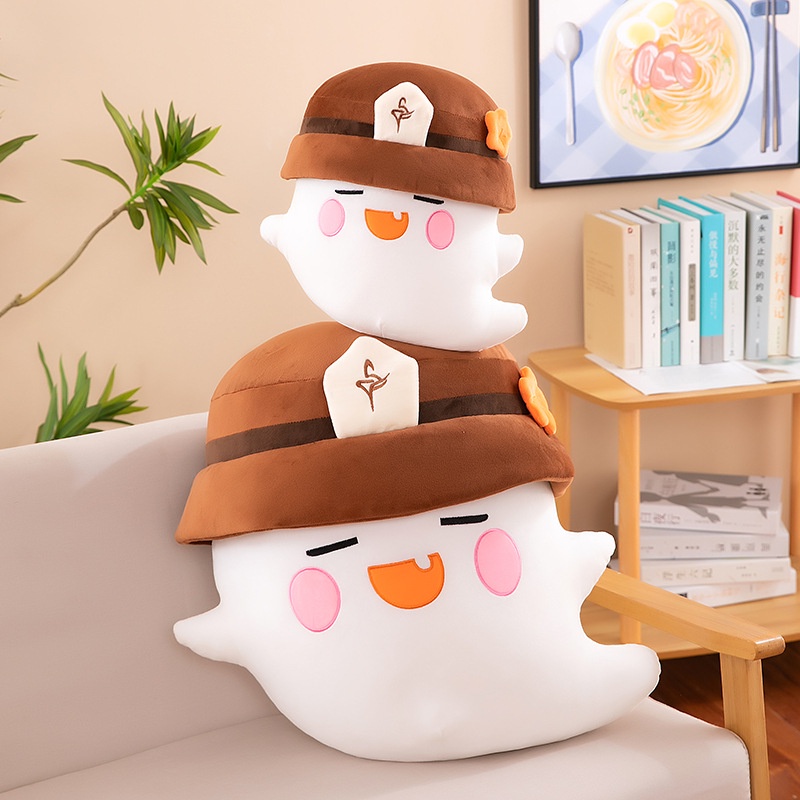 Thú Nhồi Bông Hình Nhân Vật Hoạt Hình Anime Genshin Impact Hutao Ghost Hat