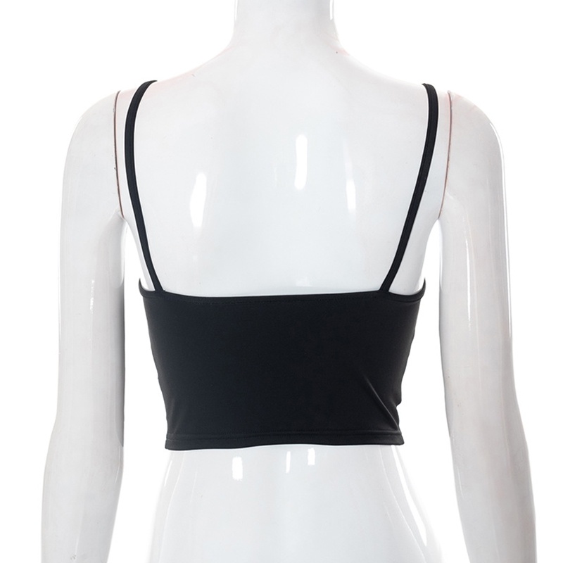 Áo Hai Dây CY03 Ôm Dáng Màu Trơn Thời Trang Mùa Hè Cho Nữ