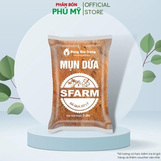Mụn Dừa SFARM Nguyên Chất 100% Đã Qua Xử Lý Đạt Chuẩn Châu Âu Giúp Tăng Trưởng Cho Cây