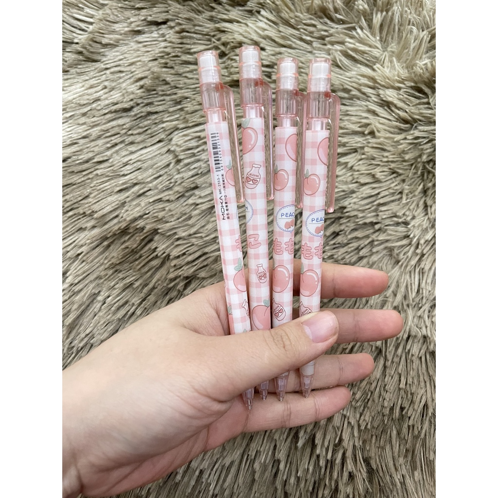 Bút chì kim quả đào cute dễ thương