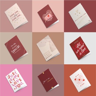 Thiệp Valentines 8/3, sinh nhật, tình bạn, , gia đình, động viên, chúc mừng, tỏ tình... Greeting card HÀNG CÓ SẴN