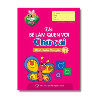 Sách_mai em vào lớp 1 - vở bé làm quen với chữ cái