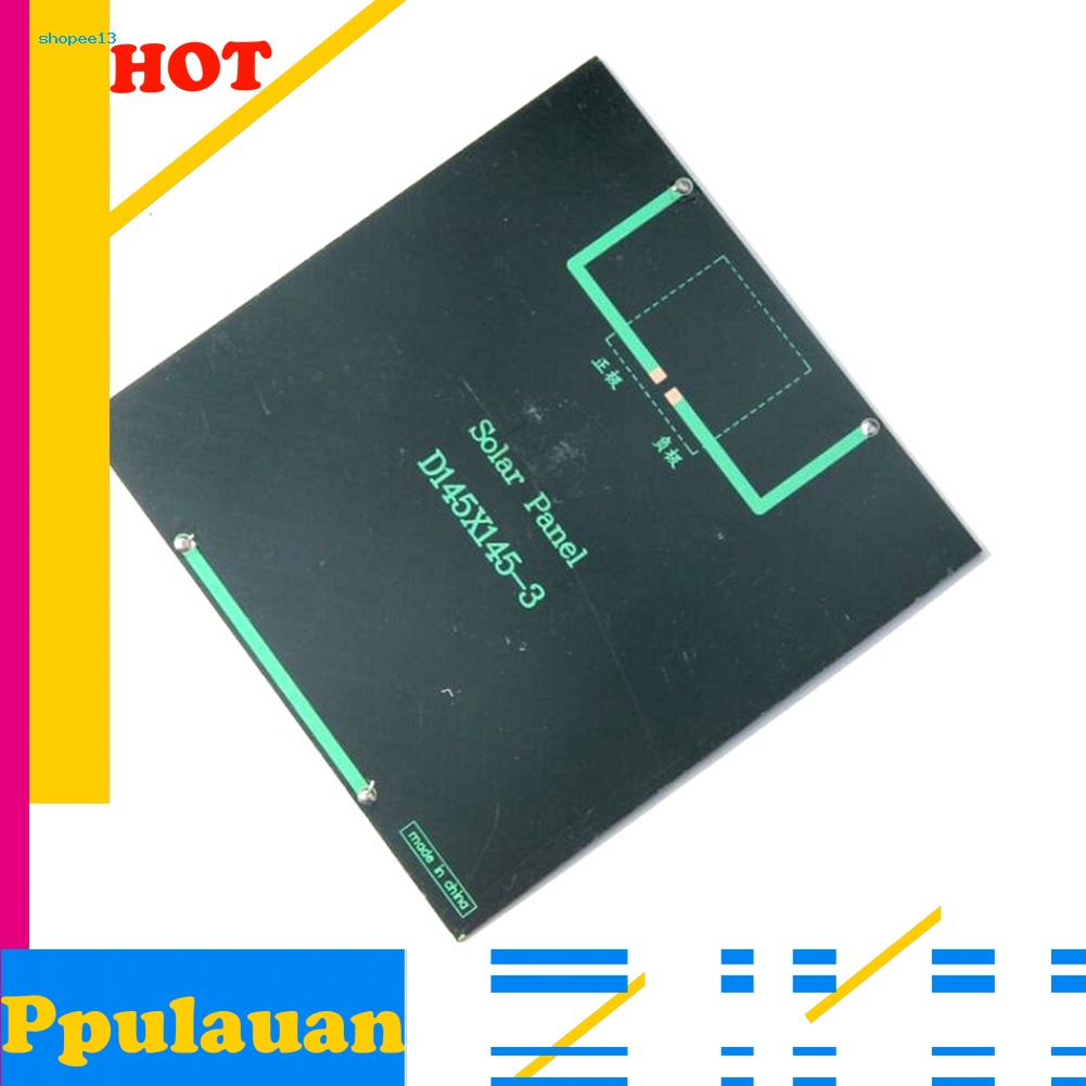 Tấm Pin Năng Lượng Mặt Trời Mini 3W 6V Polycrystalline Silicon Cho Điện Thoại