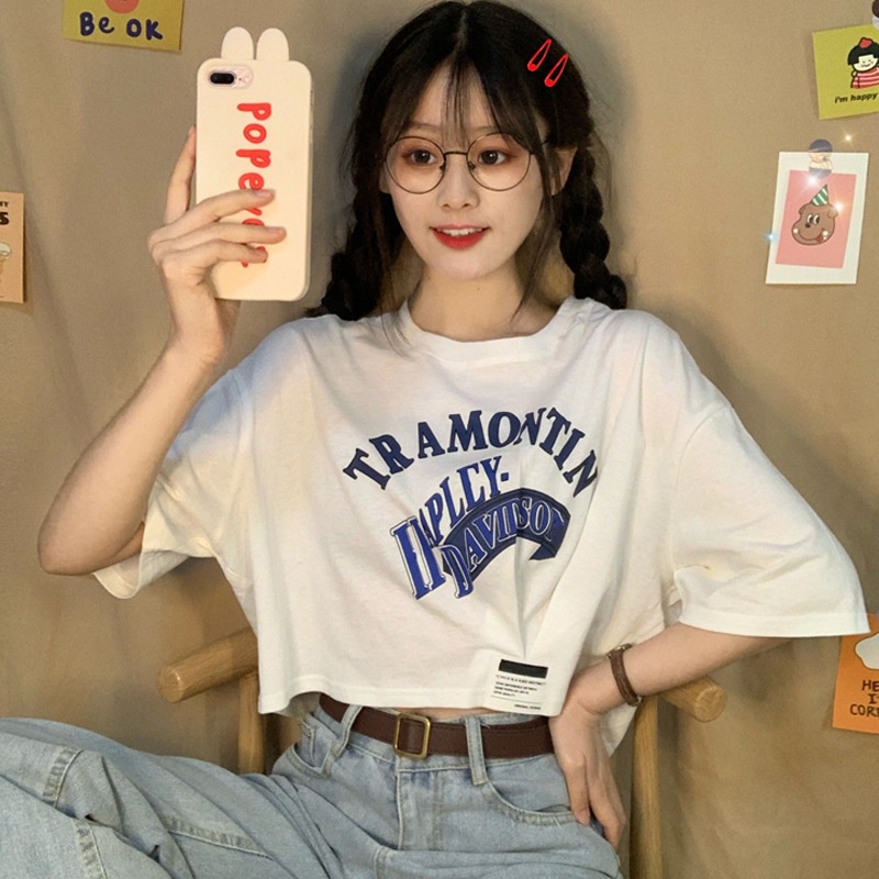 NRVP Áo Thun NgắN Tay DáNg Ôm ThờI Trang Cho Nữ