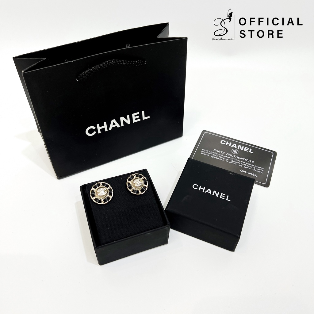 Set hộp đựng nhẫn, hoa tai Sami hộp trang sức mang thương hiệu nổi tiếng Chanel dùng để làm quà tặng, quà kỉ niệm