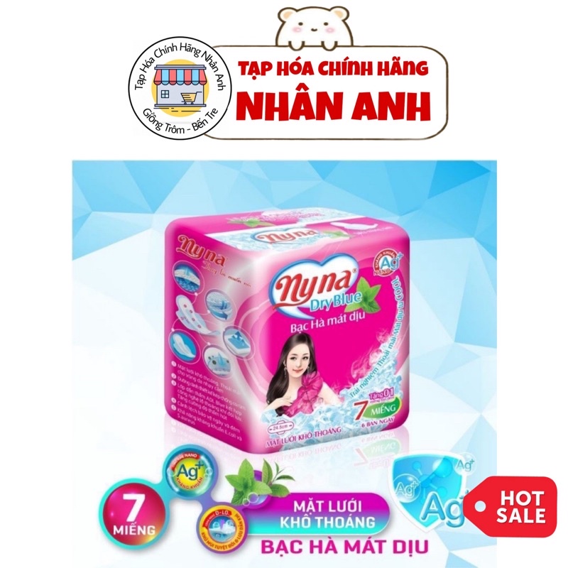 Băng Vệ Sinh Nyna Dry Blue (7 Miếng)