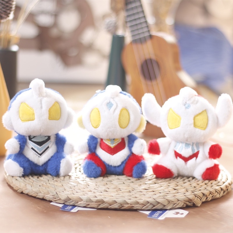 Búp Bê Nhồi Bông Hình Ultraman Taiga Trigger Z Quà Tặng Cho Ba Lô Trẻ Em