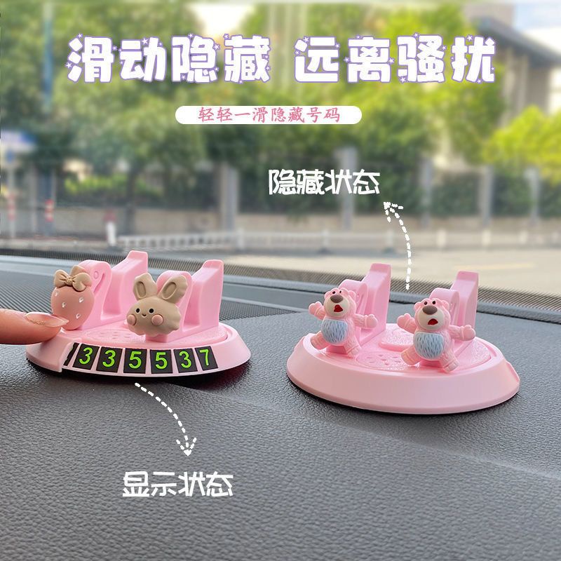 Giá Đỡ Điện Thoại Đa Năng Họa Tiết Hoạt Hình Xinh Xắn Dành Cho Xe Hơi