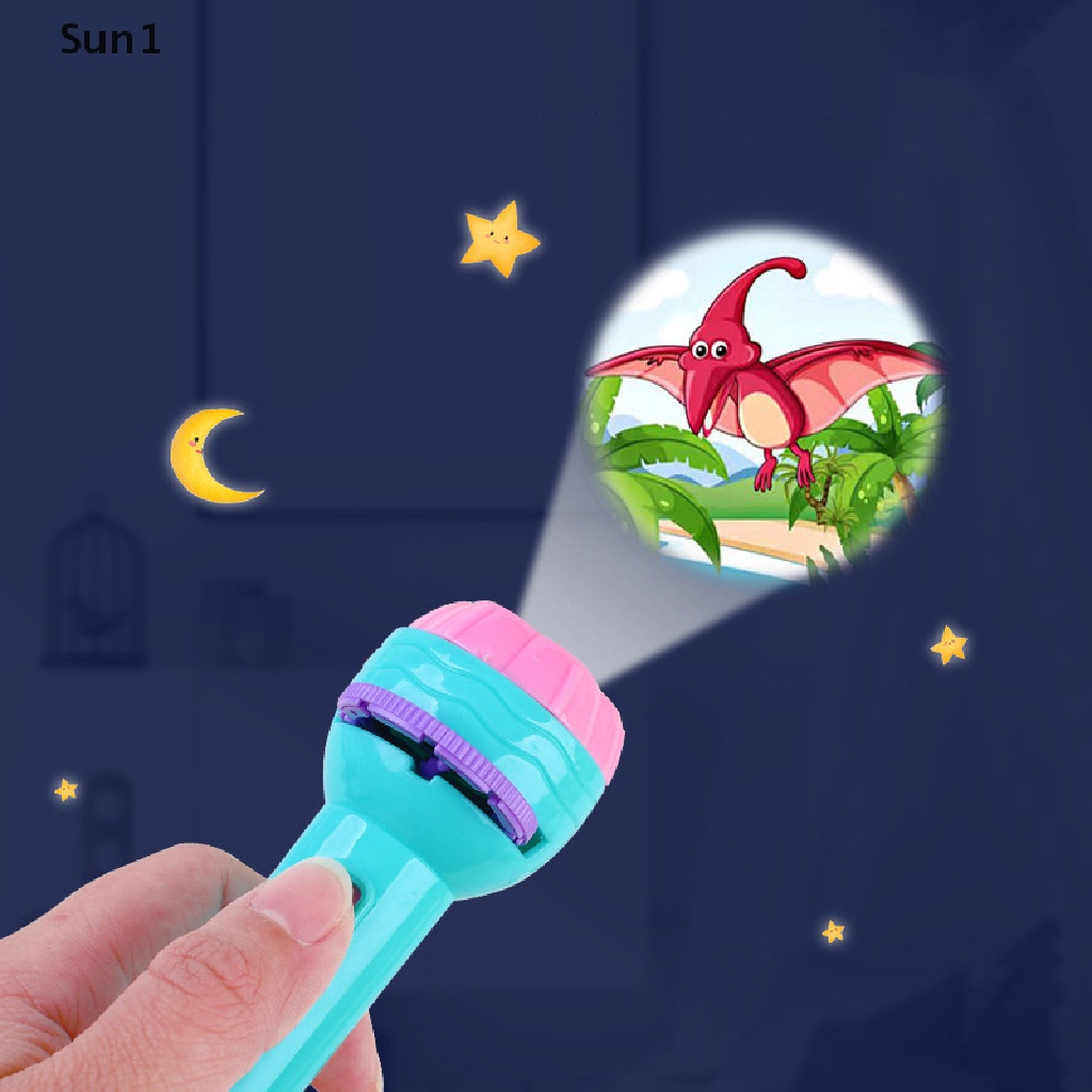 Sun1 > Đồ Chơi Đèn Pin Chiếu Họa Tiết Động Vật Hoạt Hình Phát Sáng Giáo Dục Sớm Cho Trẻ Mẫu Giáo
