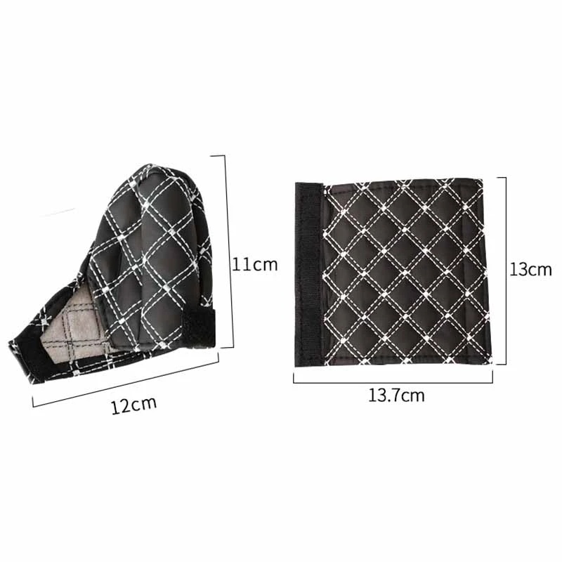 Vỏ Bọc Tay Nắm Cần Số Hai Mảnh Họa Tiết Kẻ Sọc Cho Xe Hơi